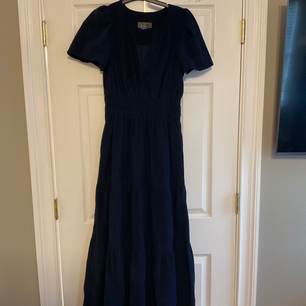 Beautiful corduroy Anthro Somerset maxi size small